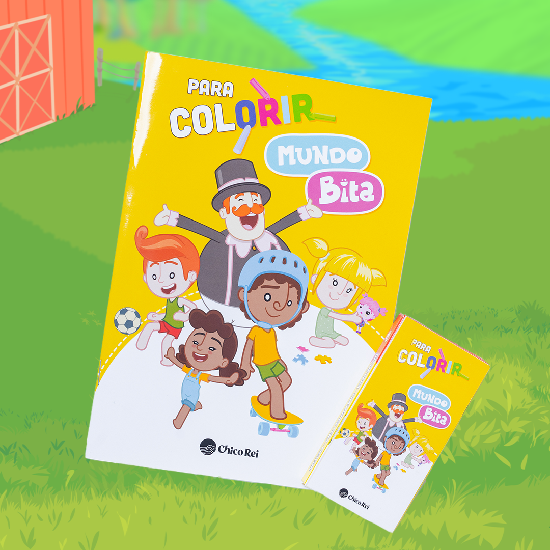 Livro de colorir do Mundo Bita