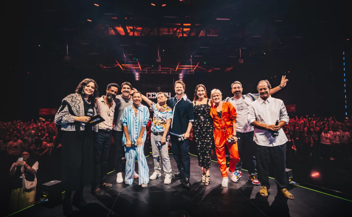 Elenco e diretores do O Auto da Compadecida 2 na CCXP24