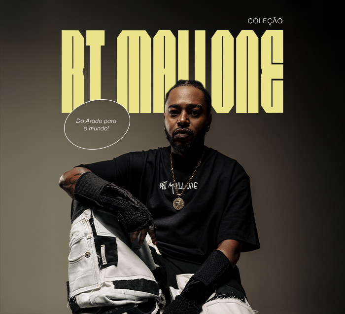 Chico Rei lança coleção Oficial do rapper RT Mallone