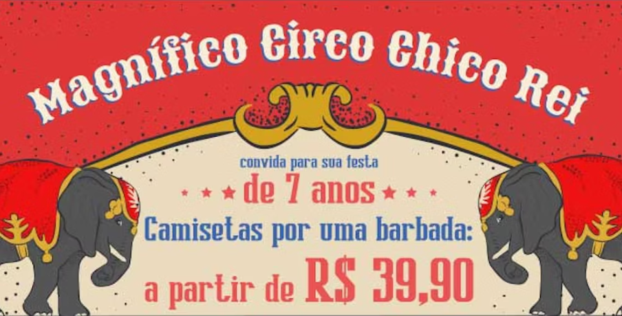 Chico Rei 7 anos - Fica, vai ter promo!