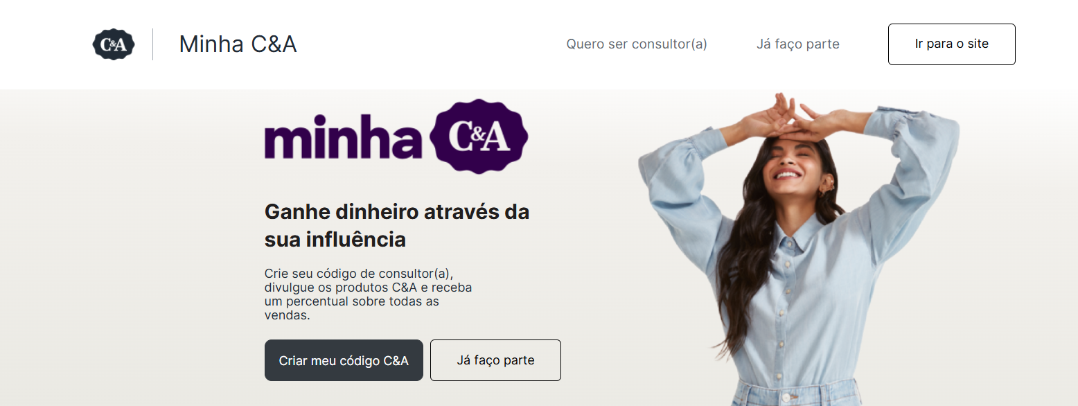 Programa de afiliados da C&A