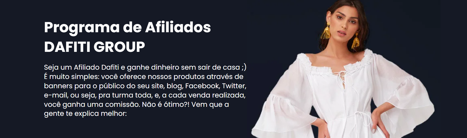 Programa der afiliados da Dafiti
