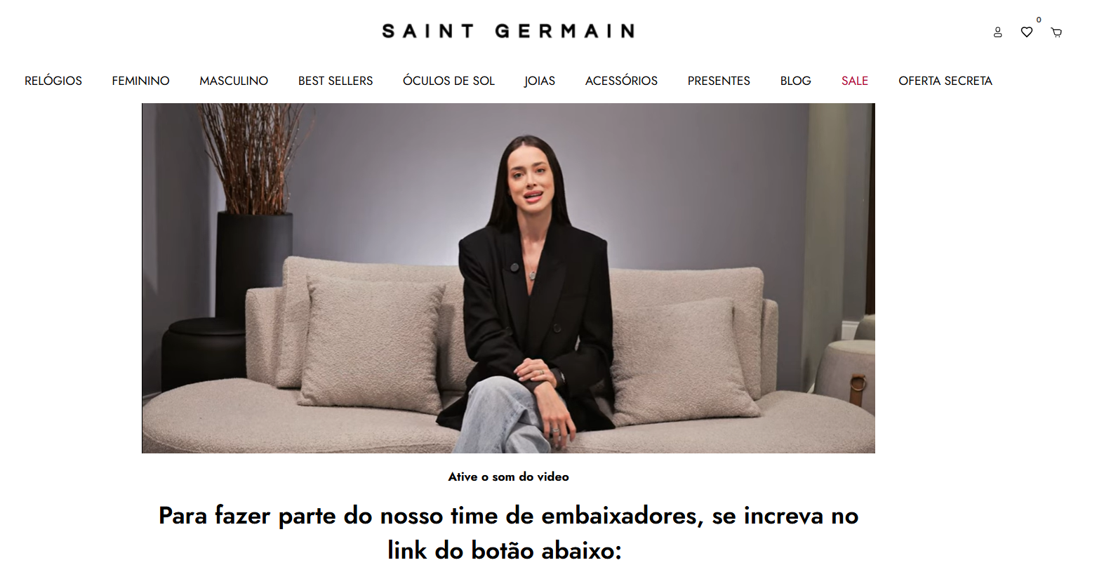 Programa de afiliados da Saint Germain