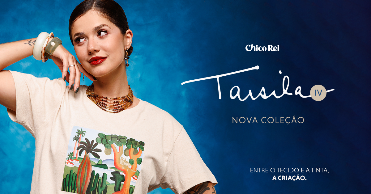 Chico Rei lança Coleção Tarsila IV: malhas especiais com a arte de Tarsila do Amaral
